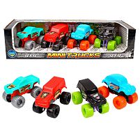 Набір машин "Міні траки" 9567 "Technok Toys", 4 машинки, в коробці