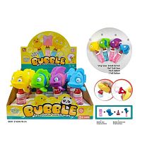 Мильні бульбашки AA 3008 ЦІНА ЗА 12 ШТУК В БЛОЦІ, гумові тварини, в коробці