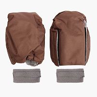 Рукавиці 207717/0923 цвет коричневый, на флісі, в пакеті