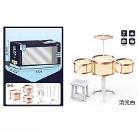 Барабанна установка XBL 993-4 8 елементів, 3 барабани, діаметри: 23 см, 16 см, тарілка, стільчик, палички, в коробці