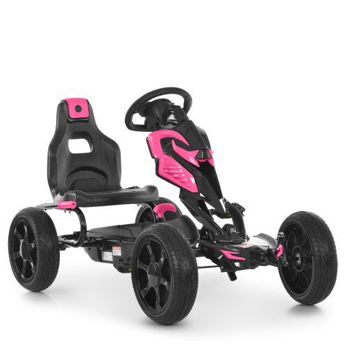 Веломобіль дитячий Bambi Kart 1504-2-8 (61*71*123 см, колеса: передні Ø11,8"/задні Ø11.8"/EVA, рама: метал, до 30 кг)