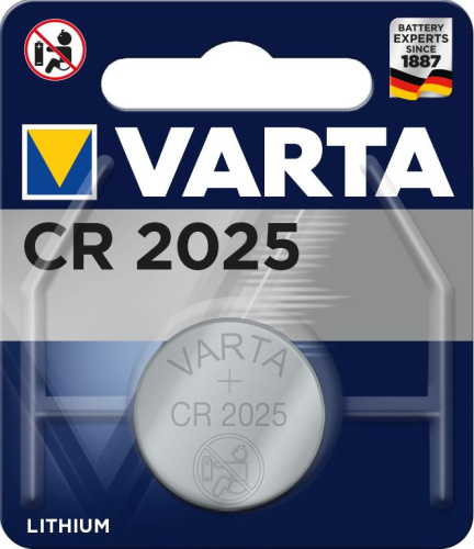 Картинка  Батарейка VARTA CR 2025   BLI 1 LITHIUM (06025101401) от магазина cd-market