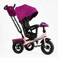 Велосипед 6088 F – 736-07 Best Trike  ПОВОРОТНЕ СИДІННЯ, СКЛАДНЕ КЕРМО, ФАРА МУЗИЧНА З USB,Bluetooth НАДУВНІ КОЛЕСА, ПУЛЬТ ВКЛЮЧЕННЯ СВІТЛА І ЗВУКУ