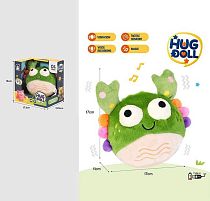 М’яка інтерактивна іграшка 988-73 3 режими роботи, мелодії, повторюшка, вібрує, вбудований акумулятор, Type-C, в коробці