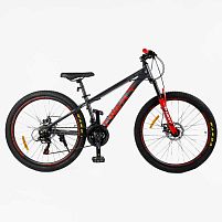 Велосипед двоколісний спортивний Corso NX-26014 «Next» (колеса Ø26"/гума, рама: 13"/алюміній, швидкостей: 21, обладнання Shimano)