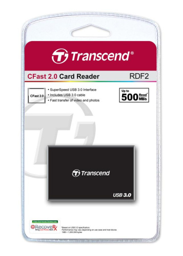 Картинка  Кардрідер Transcend USB 3.0 CFast Black (TS-RDF2) от магазина cd-market фото 5
