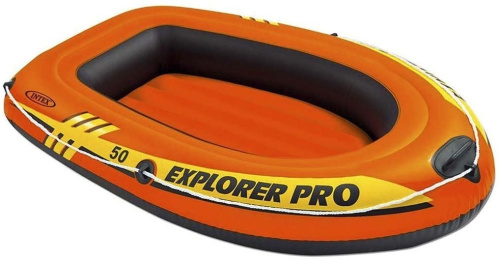 Човен надувний Intex 58354 «Explorer Pro 50» (85*137 см, гребний, дитячий, одномісний, трикамерний, надувне дно, до 40 кг.)