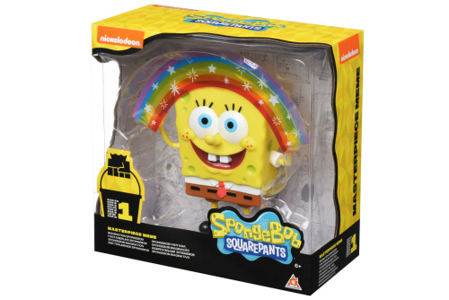Картинка  Игровая фигурка  SpongeBob Masterpiece Memes Collection  Rainbow SB (EU691001) от магазина cd-market фото 4