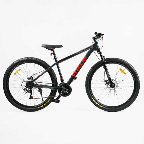Велосипед двоколісний спортивний Corso SR-29614 «Stellar» (колеса Ø29"/гума, рама: 17"/сталь, швидкостей: 21, обладнання SunRun)