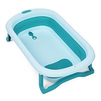 Картинка  Ванночка для купання немовлят El Camino ME 1108 BATH Blue (21*49*78 см., складна) магазин cd-market