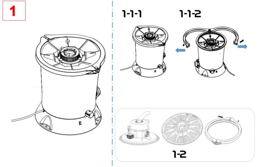 Фільтр-насос пісочний Avenli 290729EU (3028 л/год., 60W, для басейнів об'ємом до 20000 л, таймер) фото 7