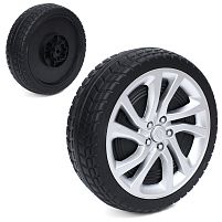 Колесо для дитячого електромобіля Bambi Racer M 6365-EVA WHEEL (заднє та переднє однакові, Ø27 см, ↔8 см, EVA, адаптер під редуктор)