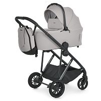 Коляска дитяча прогулянкова El Camino ME 1190 Silver Milk (розкл: 59*103*110 см, складена: 45*59*67 см, колеса: передні 7,1"/задні 9.25"/PU, до 22 кг)