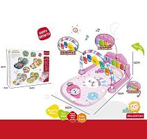 Килимок 368-82 P піаніно, мелодії, підсвічування, 5 підвісок, брязкальця, в коробці