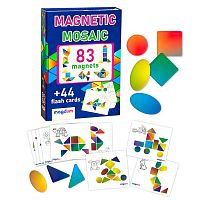 Магнітна мозаїка "Mosaic" ML4031-23 EN "Magdum", 83 магніти, 44 картки з завданнями, в коробці