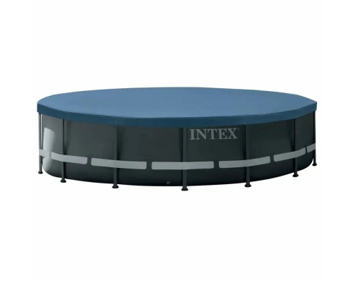 Каркасний басейн Intex 26326 NP (122*488 см., об'єм: 19156 л., пісочний фільтр-насос 5700 л/год, драбина, тент, підстилка, ПОШКОДЖЕНЕ ПАКУВАННЯ) фото 7