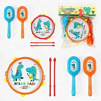 Музичні інструменти 8838-13 2 види, барабан, маракаси, в пакеті