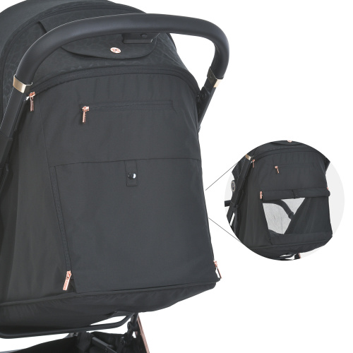 Коляска дитяча прогулянкова El Camino ME 1127-G BEYA Black Leo фото 6