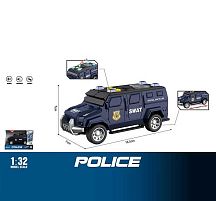 Джип WY 1133 B "Поліція", інерція, світло, звук, масштаб 1:32, гумові колеса, в коробці