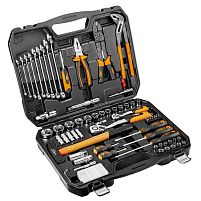 Картинка  Набір інструментів NEO , 100од., 1/4 ", 1/2", CrV, кейс (08-920) магазин cd-market