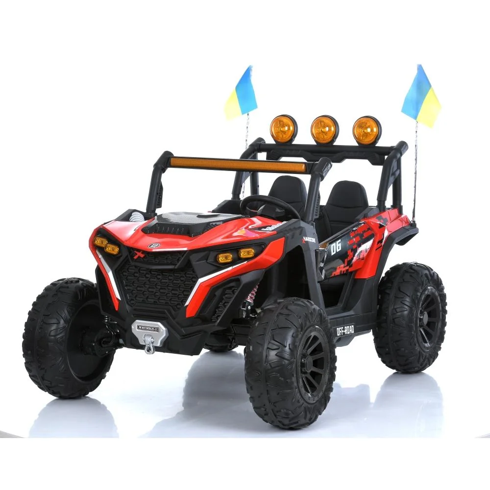 Електромобіль дитячий Bambi Racer M 6019EBLR-3 (колеса Ø15.7"/EVA, 2 акк: 2*12V/12Ah, мотор: 4*24V/45W, до 10 км/г, до 30 кг) фото 2