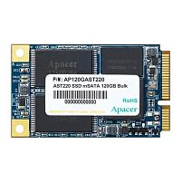 Картинка  Твердотільний накопичувач SSD mSATA Apacer 120GB 3D TLC (AP120GAST220-1) магазин cd-market