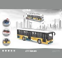 Автобус CLM 0771 C металопластик, інерція, звук, підсвічування, в коробці