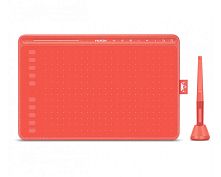 Картинка  Графический планшет Huion HS611 Coral red (HS611CR_HUION) магазин cd-market