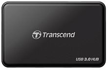 Картинка  Хаб Transcend USB 3.0 HUB 4 ports Charging (TS-HUB3K) магазин cd-market
