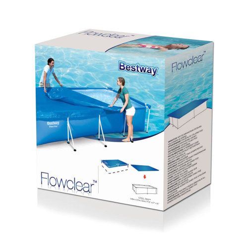Тент (накриття) Bestway 58106 (для прямокутних каркасних басейнів ▭ 201*300 см) фото 4
