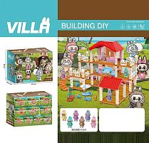 Будиночок 111-482 D герой, підсвічування, 3 режими, 2 фігурки, песик, ліжко, столик, стільчики, меблі, в коробці