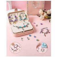 Набір прикрас DLS 1132 12 основ браслетів, шарми, шкатулка, в коробці