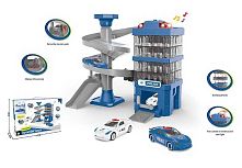 Гараж СМ 559-33 "Поліція", світло, звук, 2 машинки, в коробці