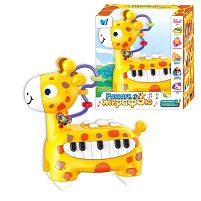 Музичне піаніно 41096 "WToys" ОЗВУЧУВАННЯ УКРАЇНСЬКОЮ МОВОЮ, пісні, підсвічування, вірші, піаніно, в коробці