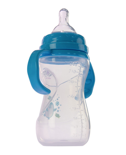 Картинка  Бутылочка для кормления Bayby BFB6106 240ml 6м+ синий от магазина cd-market фото 2