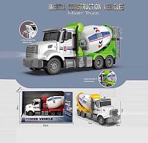 Спецтехніка HT 6804 W “Автоцистерна”, довжина 32 см, підсвічування, звук, інерція, гумові шини, цистерна обертається, драбина, в коробці, МІКС ВИ
