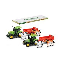 Трактор з причіпом 1601-4 B 2 види, в слюді