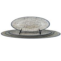 Тарілка порцеляна "Aura Beige" 10" (25.4см) Stenson MC6151-10