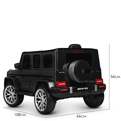 Електромобіль дитячий Bambi Racer M 4214EBLRS-2 «Mercedes AMG» (колеса Ø8.7"/EVA, акк: 12V/7Ah, мотор: 2*12V/30W, до 2.5 км/г, до 30 кг) фото 9