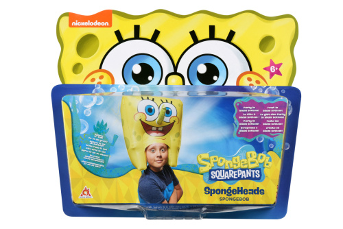 Картинка  Игрушка-головной убор SpongeBob SpongeHeads  SpongeBob (EU690601) от магазина cd-market фото 5