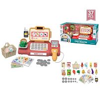 Касовий апарат G 237 A Штрих - 1004 ЧЕРВОНИЙ, звук, калькулятор, сканер, ваги, кошик, продукти, гроші, оплата карткою, в коробці