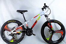 Велосипед двоколісний спортивний Corso EV-24416 «Evolution» (колеса Ø24"/гума, рама: 11"/алюміній, швидкостей: 21, обладнання Shimano)