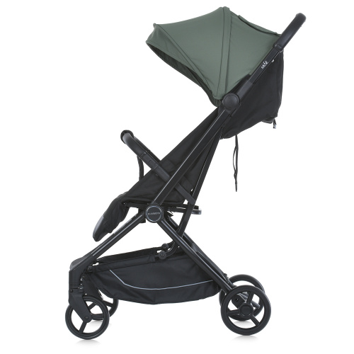 Коляска дитяча прогулянкова El Camino ME 1118 MUSE Khaki Green (колеса 5,7"/6,5"/EVA, бампер, ремінь, футкавер, навіс, кошик, автоскладання) фото 10