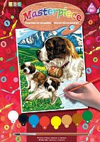 Картинка  Набор для творчества Sequin Art PAINTING BY NUMBERS JUNIOR St Bernards SA1109 магазин cd-market