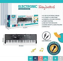 Синтезатор Q 777 61 клавіша, 16 мелодій, 16 звуків, запис пісень, в коробці