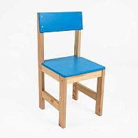 Стільчик дитячий С-87161 колір - блакитний, висота від підлоги до сидіння 28 см