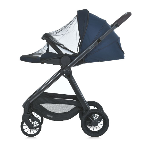 Коляска дитяча прогулянкова El Camino ME 1183 RIVIERA Iris Blue (універсальна, 2в1) фото 4