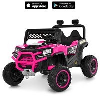 Електромобіль дитячий Bambi Racer M 6324EBLR-8 (колеса Ø10.2"/EVA, акк: 12V/7Ah, мотор: 4*12V/35W, до 8 км/г, до 30 кг)
