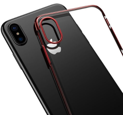Картинка  Чехол Baseus для iPhone XS Glitter , Red (WIAPIPH58-DW09) от магазина cd-market фото 3
