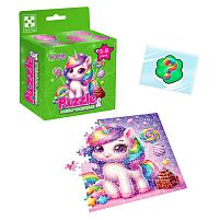 Гра розвиваюча пазли із сюрпризом "Єдиноріжка 2" VT8030-02 "Vladi Toys", 180 елементів, сквіш-сюрприз, в коробці